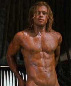 Naked Brad Pitt
