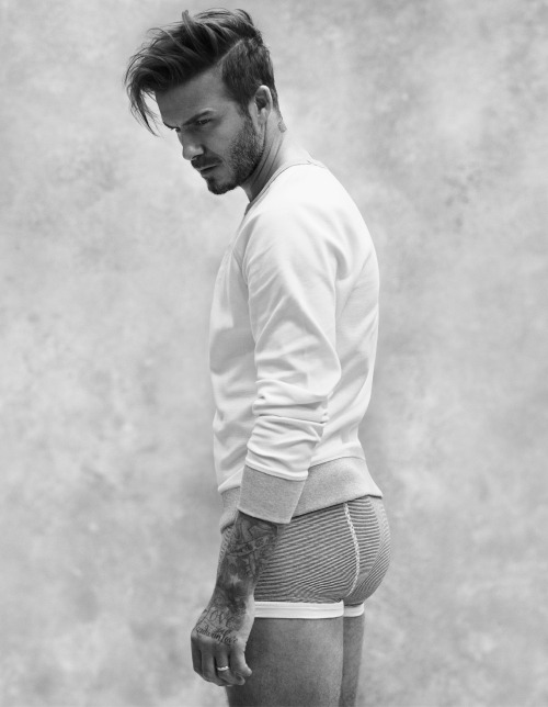 Famous David Beckham nude butt