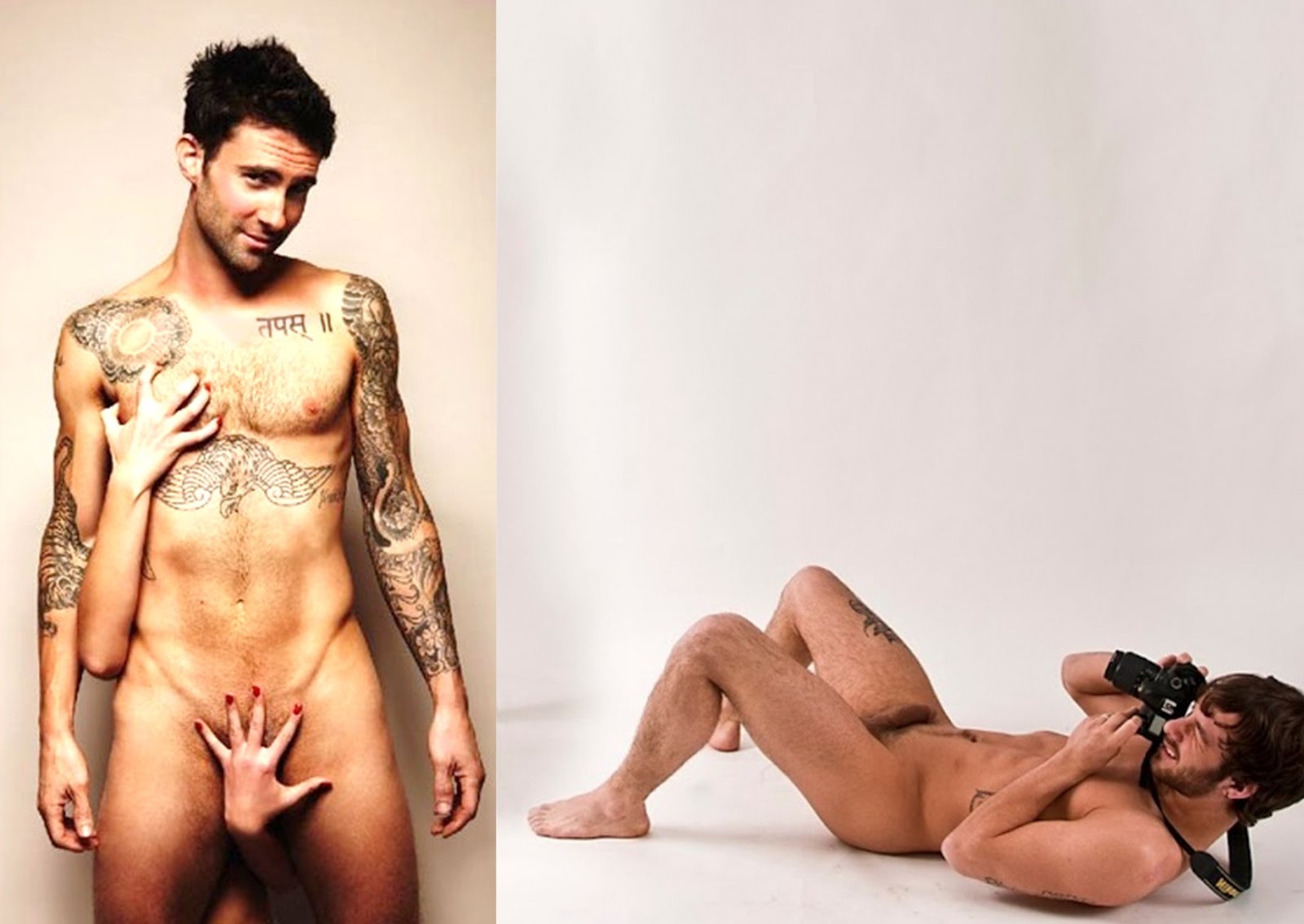 Adam Levine naked photo shoot 2