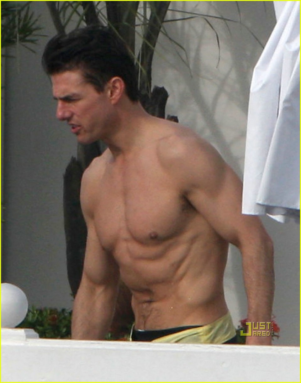 Tom Cruise naked top