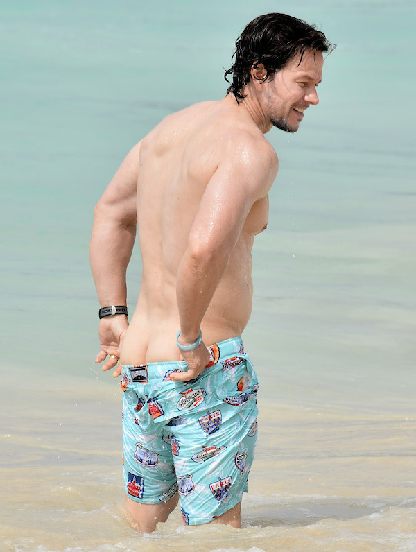 Mark Wahlberg and family are spotted on the beach in Barbados