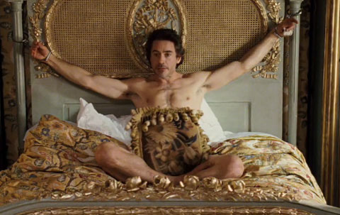 Robert Downey Jr: Chained, Shirtless And Bottomless
