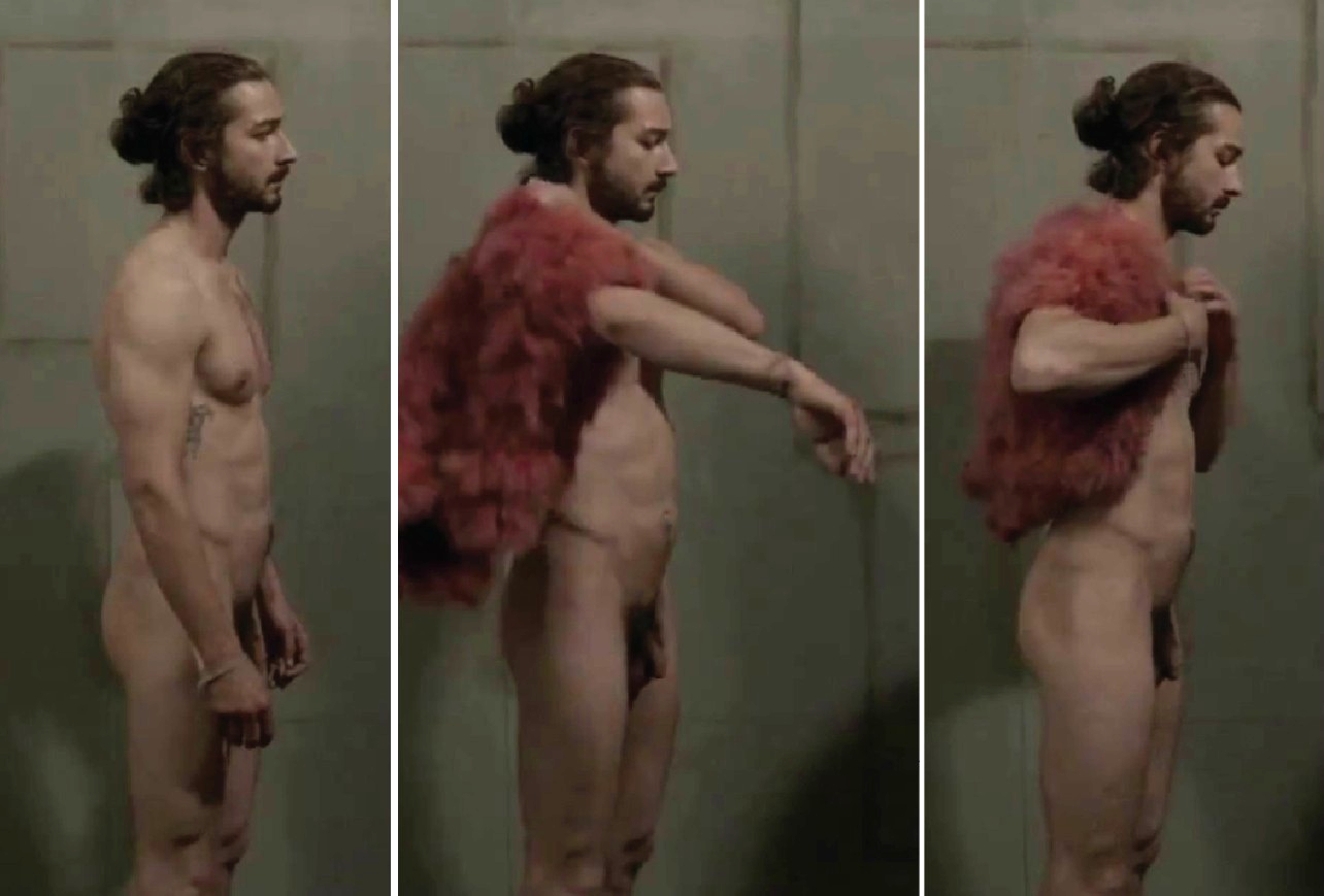 Shia LaBeouf Is Completely Naked And Really Hot