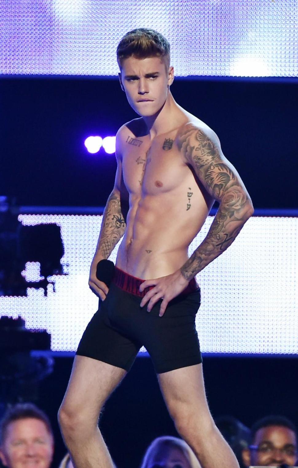 Justin Bieber in pants