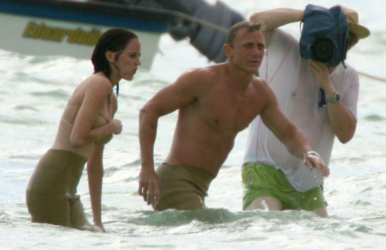 Daniel Craig Checking His Impressive Package