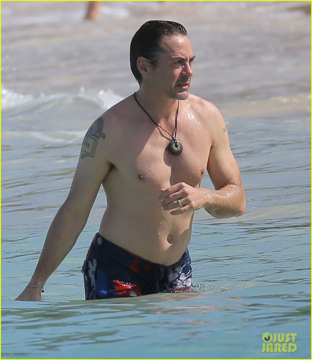 Robert Downey Jr: Chained, Shirtless And Bottomless