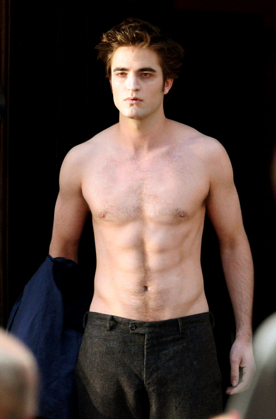 Robert Pattinson And His Beautiful Sparkly Abs