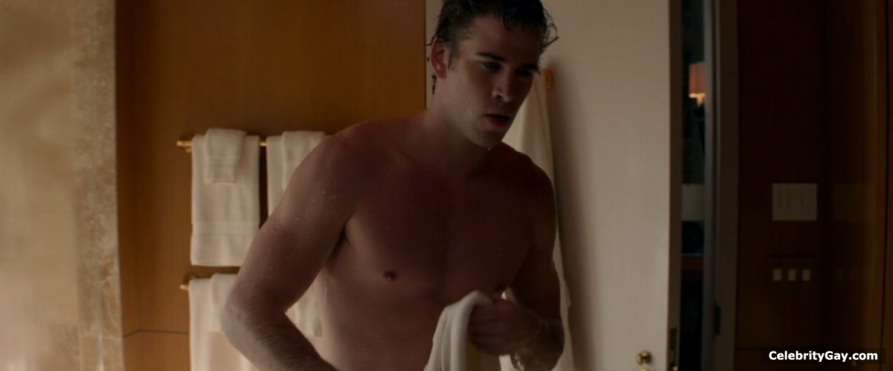Liam Hemsworth Shows Off His Shirtless Body
